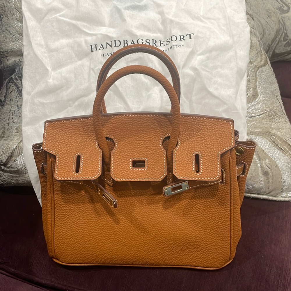 Handbag resort small Mille London leather bag top handle bag